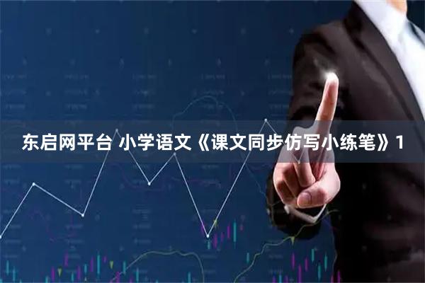 东启网平台 小学语文《课文同步仿写小练笔》1