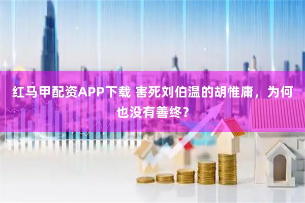 红马甲配资APP下载 害死刘伯温的胡惟庸，为何也没有善终？